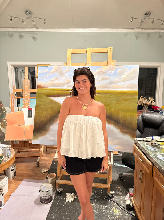 Star Spangled Hammered Choker