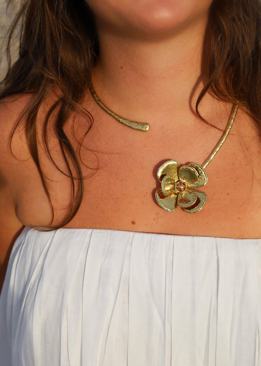Flower Drop Choker