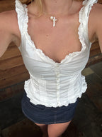 Pearl Cross Choker