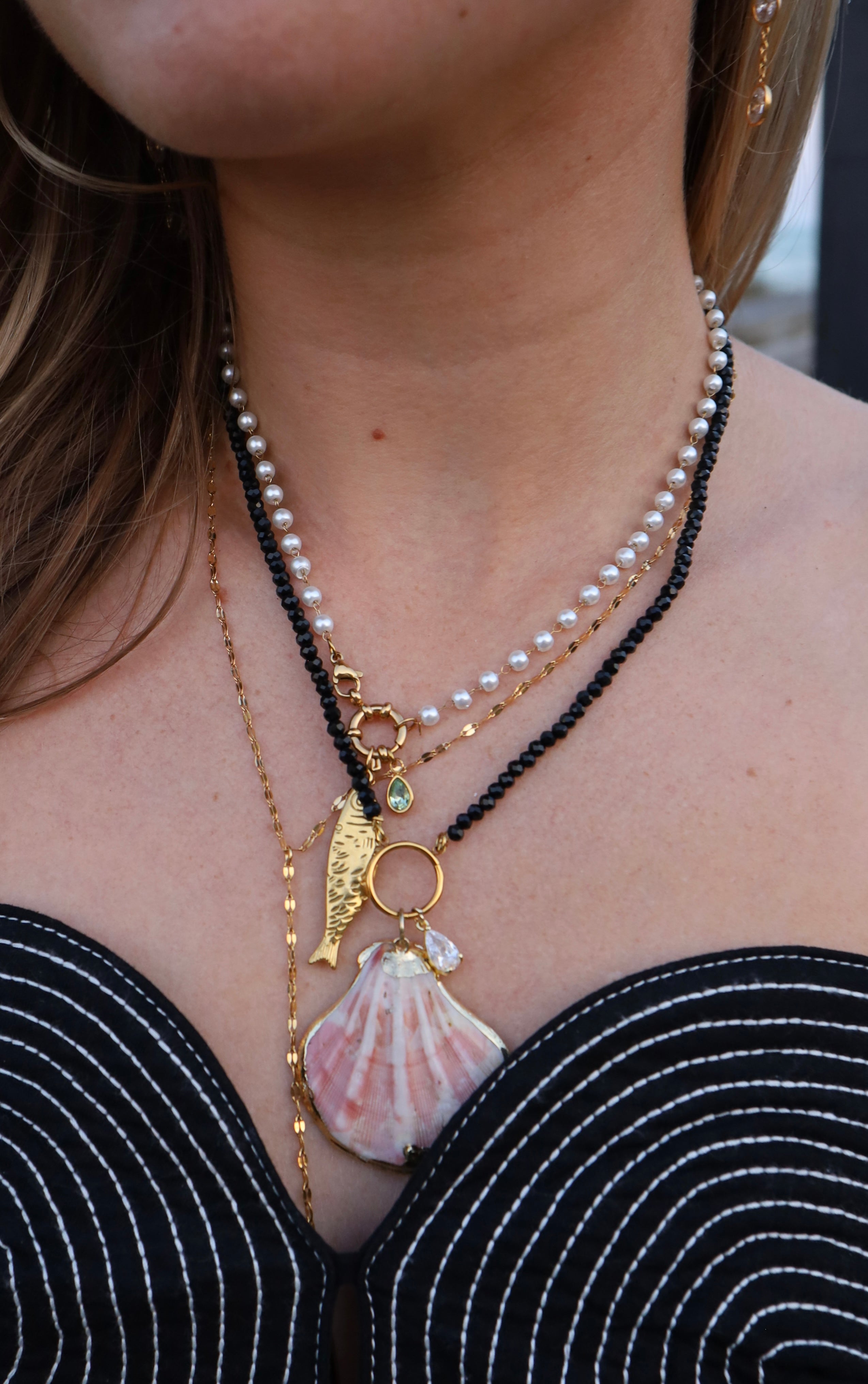 Honey Lariat Necklace