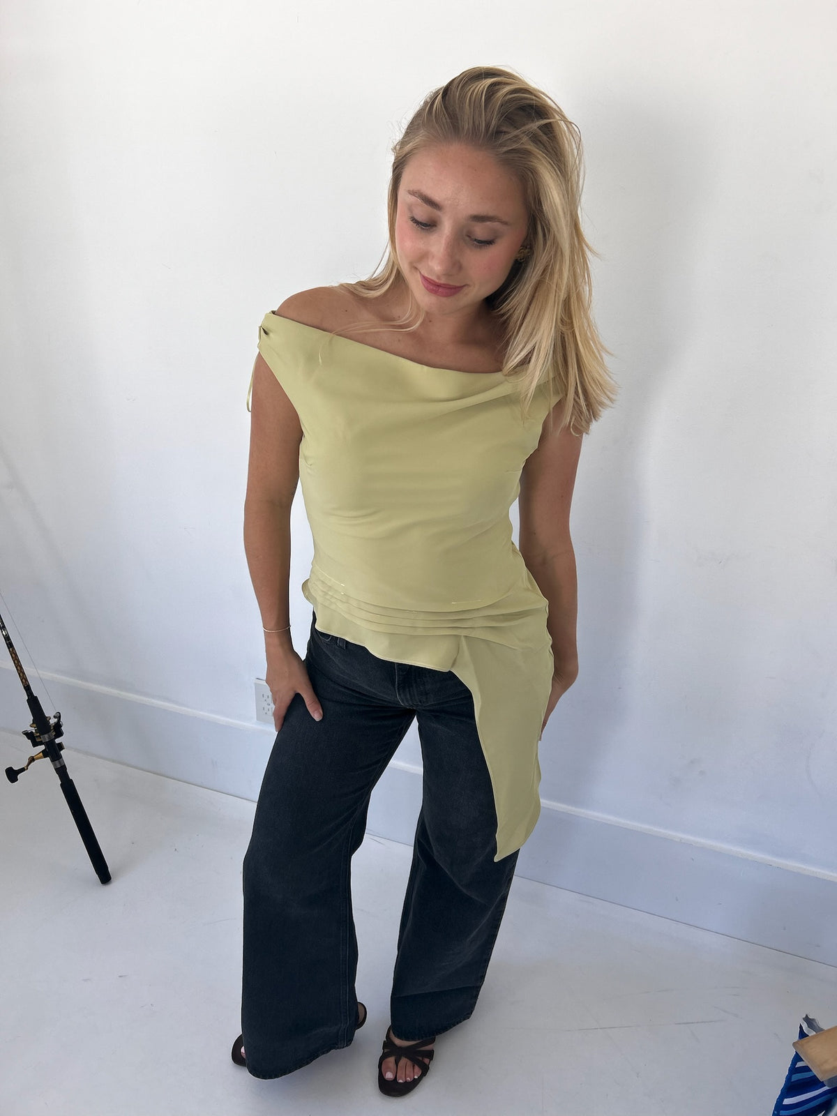 Carrie Asymmetrical Top