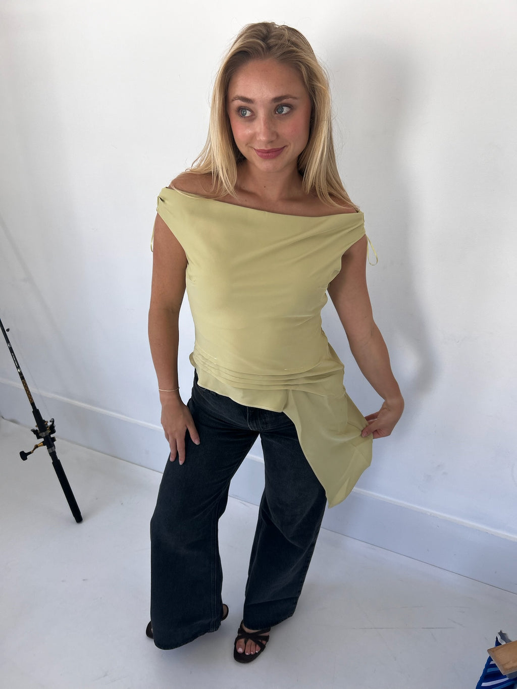 Carrie Asymmetrical Top