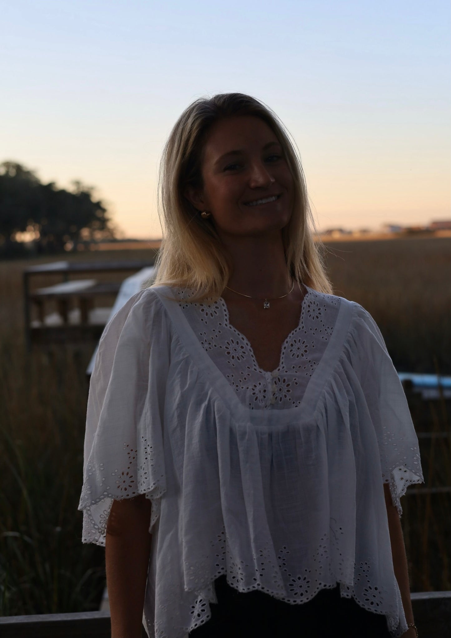 Square Diamond Bezel Choker