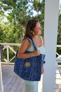 Blue Bandana Tote