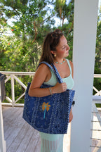 Blue Bandana Tote