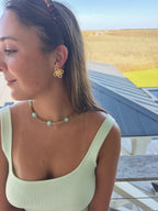 Rope Knot Clover Stud Earrings Waterproof