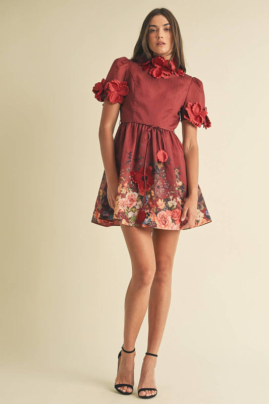 Bloom Dress - Red