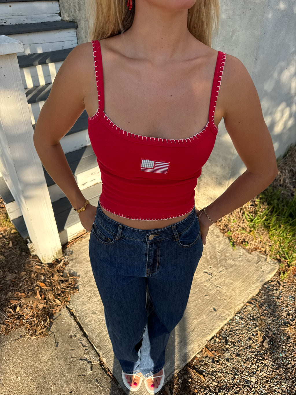 All American Tank - Red