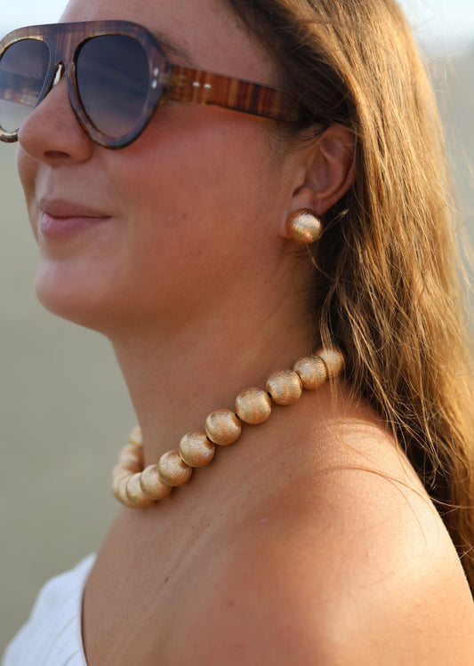 Ball earrings