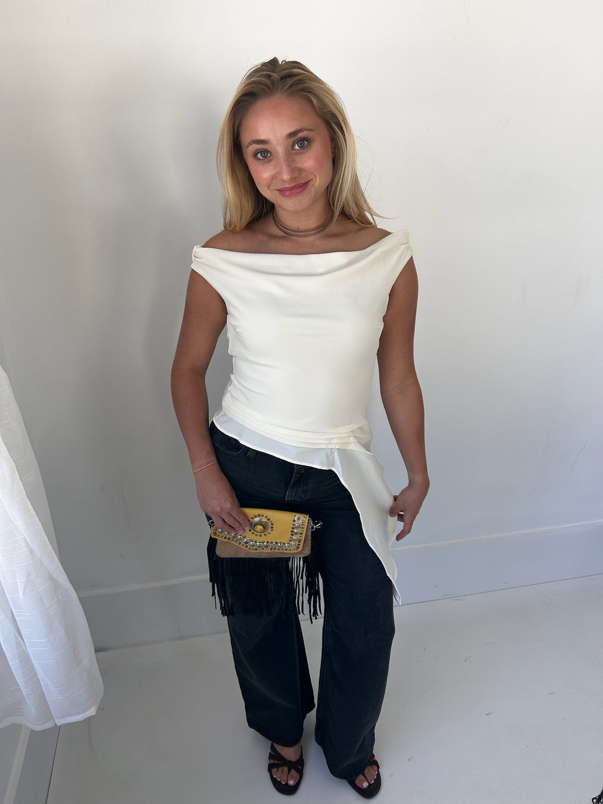 Carrie Asymmetrical Top