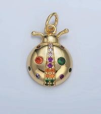 Colorful Ladybug Charm