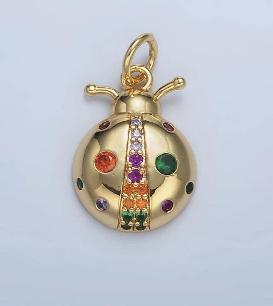 Colorful Ladybug Charm