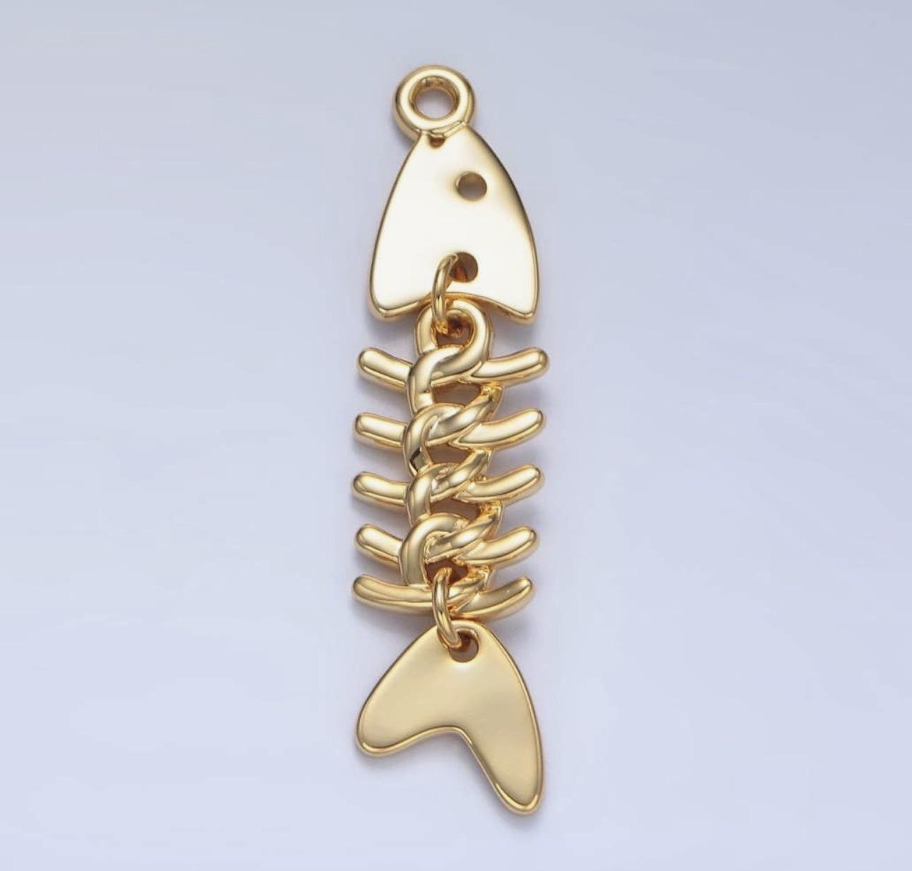 Fish Bone Charm