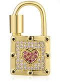 Heart Lock Charm